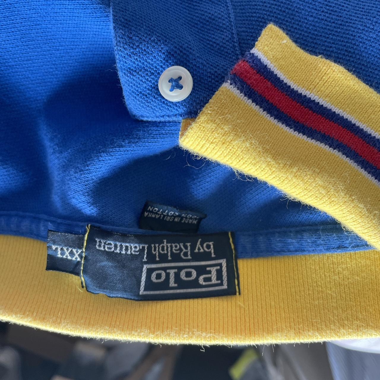 Ralph Polo primary colors polo shirt - Depop