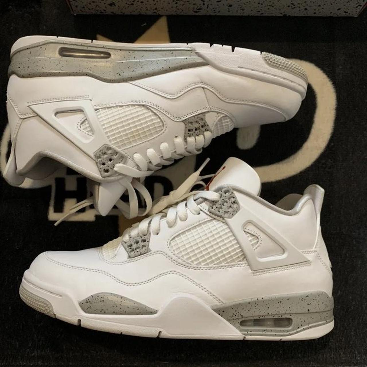 mens white jordan trainers