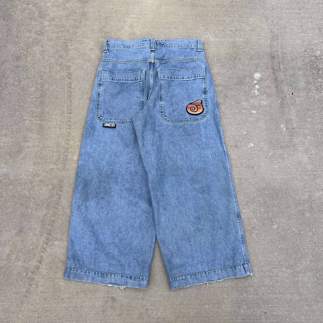 Jnco twin cannons Wide leg 13 inch flat leg opening... - Depop