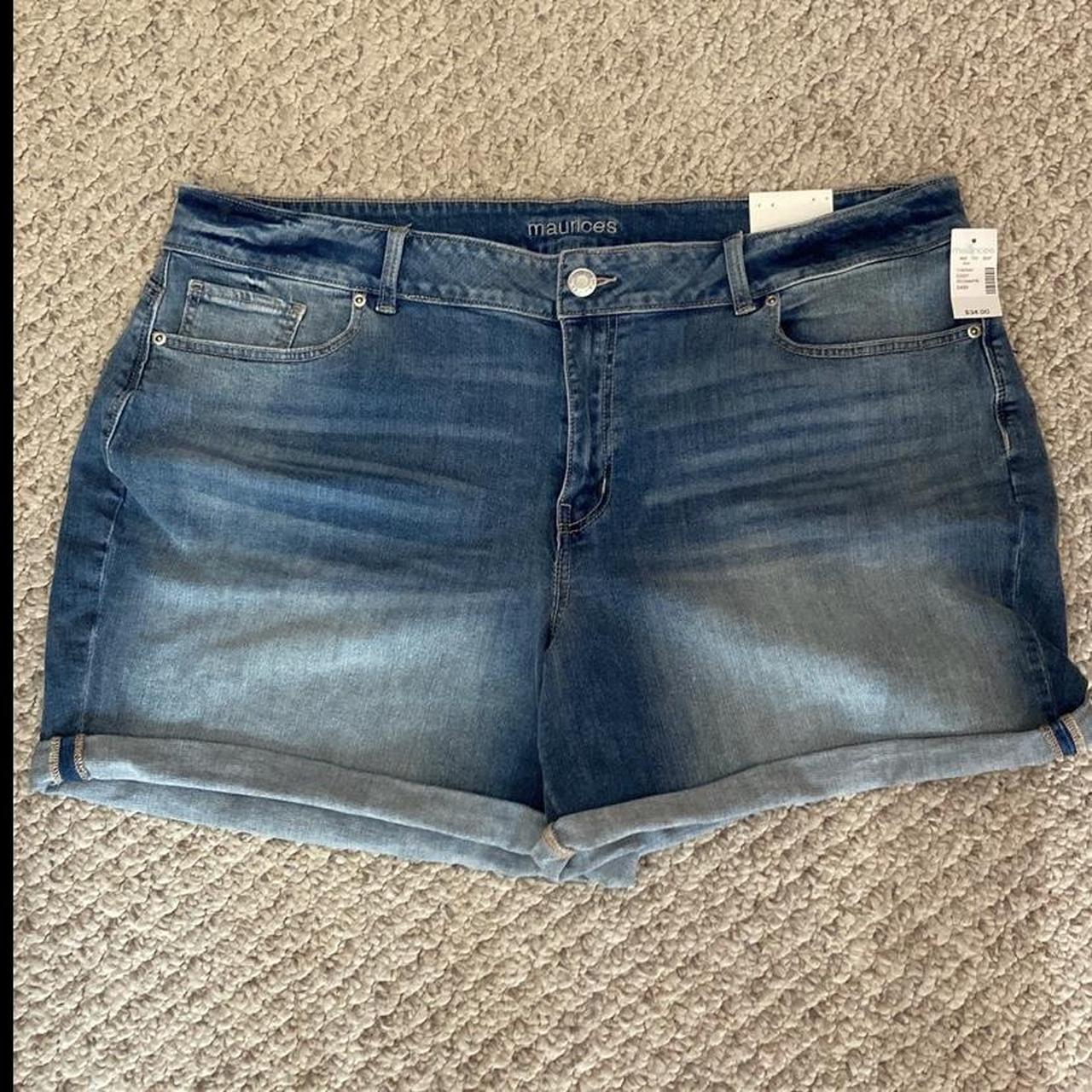 Maurice’s size 24W denim shorts. Brand New With... Depop