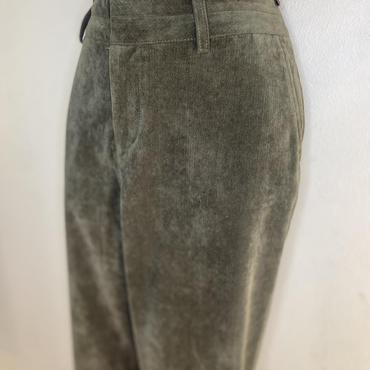 Navy green WIDE legged corduroy pants Coldwater... - Depop