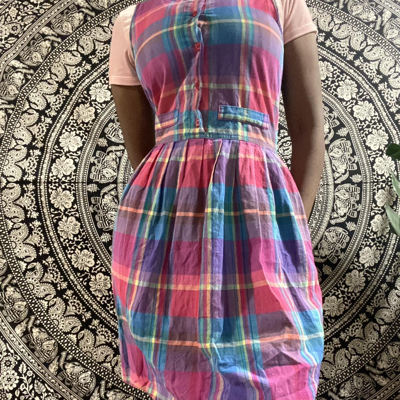 Plaid dress 90s hotsell