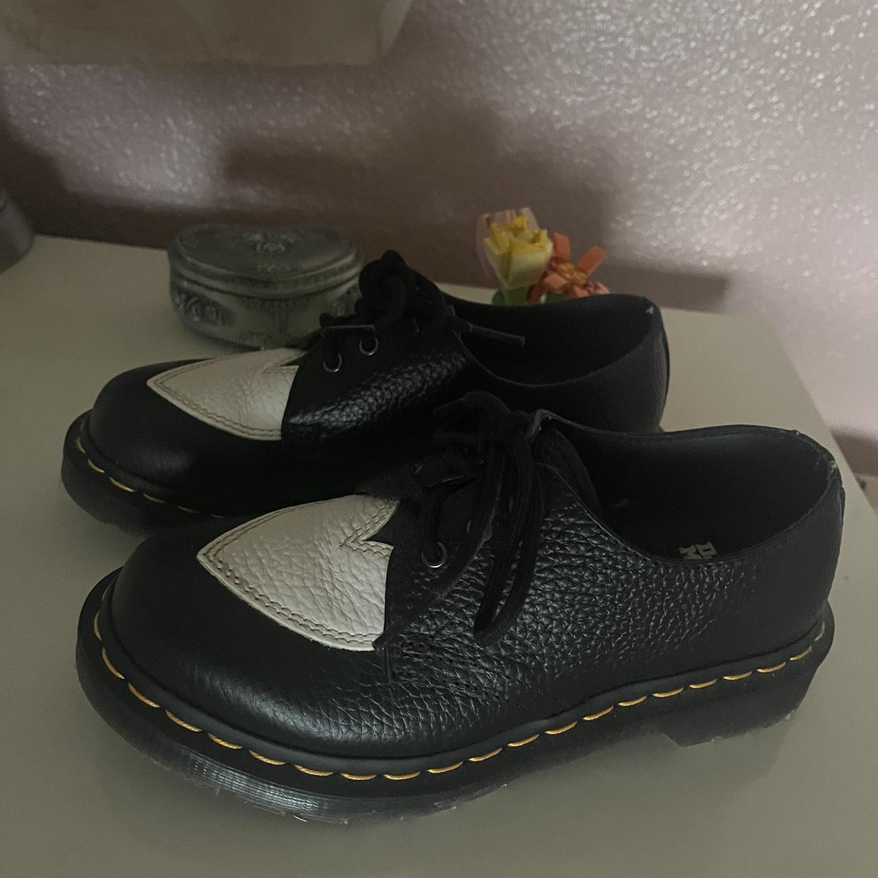 Dr. Martens Women's Black and White Brogues (2)