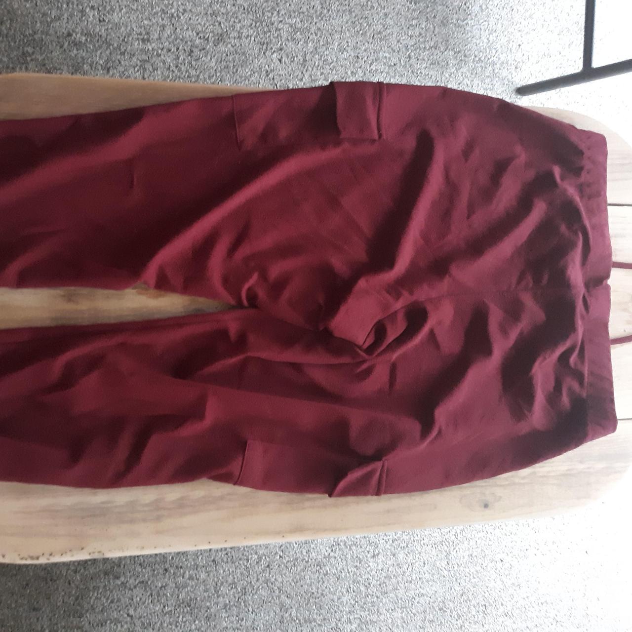 Arabella Women's Burgundy Trousers (4)