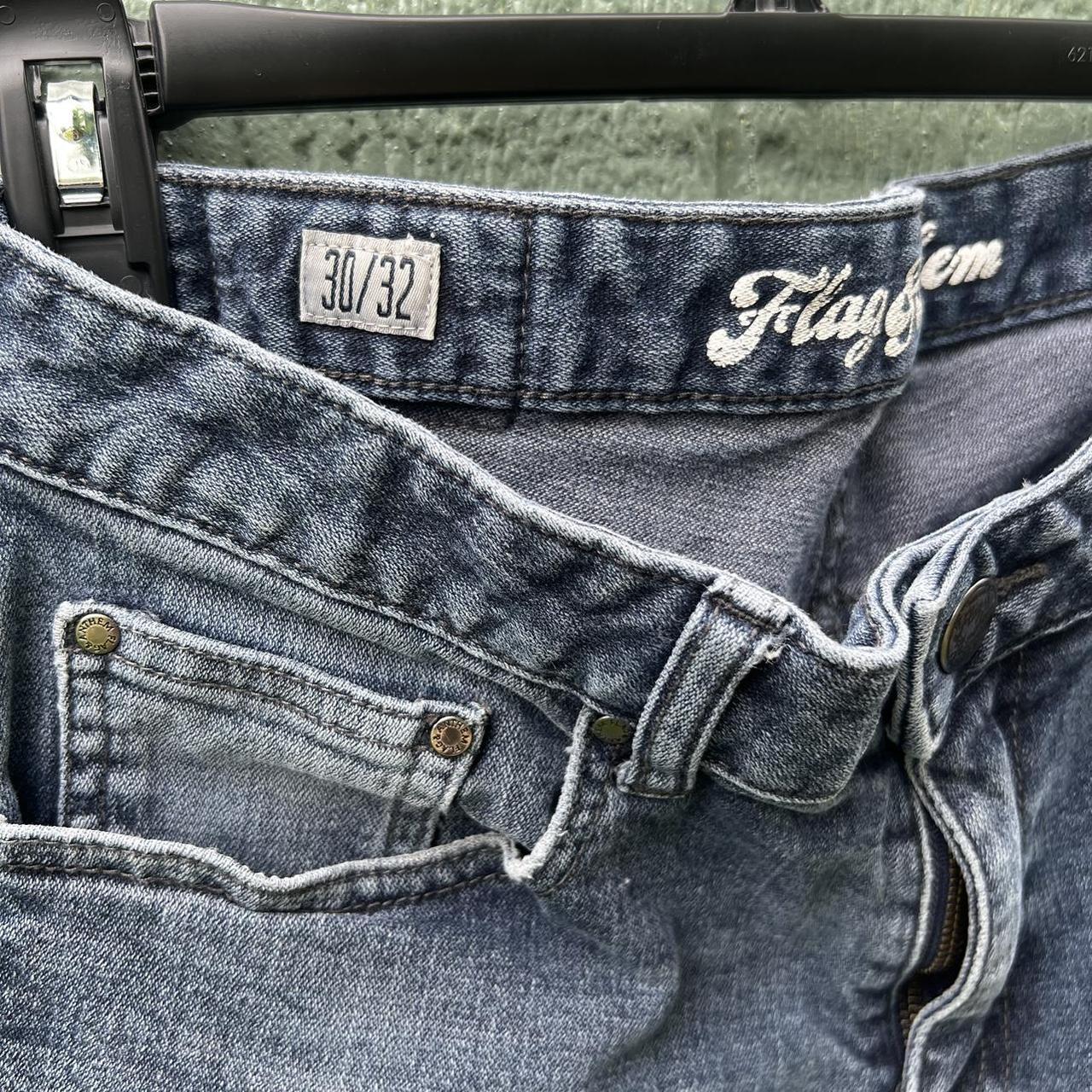 Flag & Anthem Men's Blue Jeans Depop