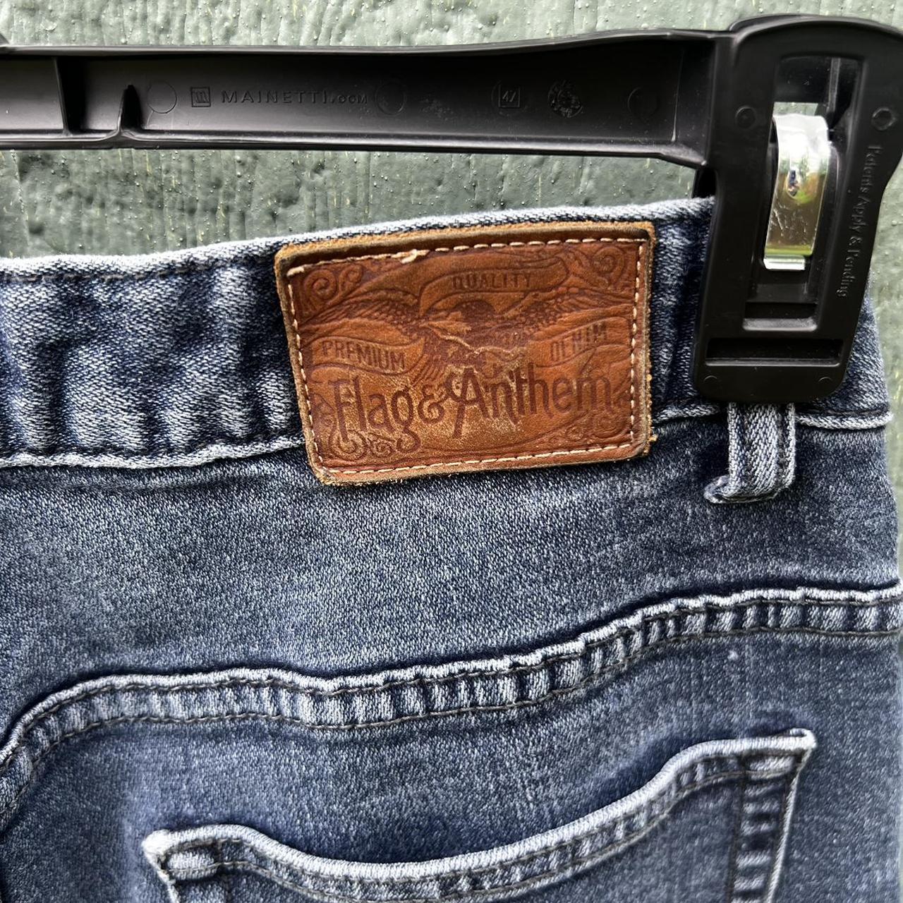 Flag & Anthem Men's Blue Jeans Depop