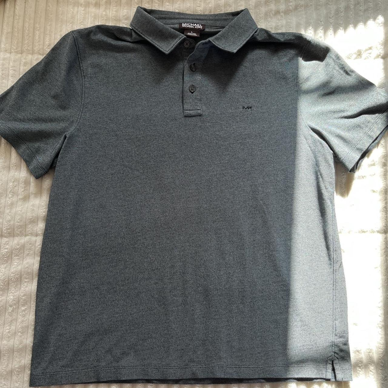 Michael Kors Men's Grey Polo-shirts | Depop