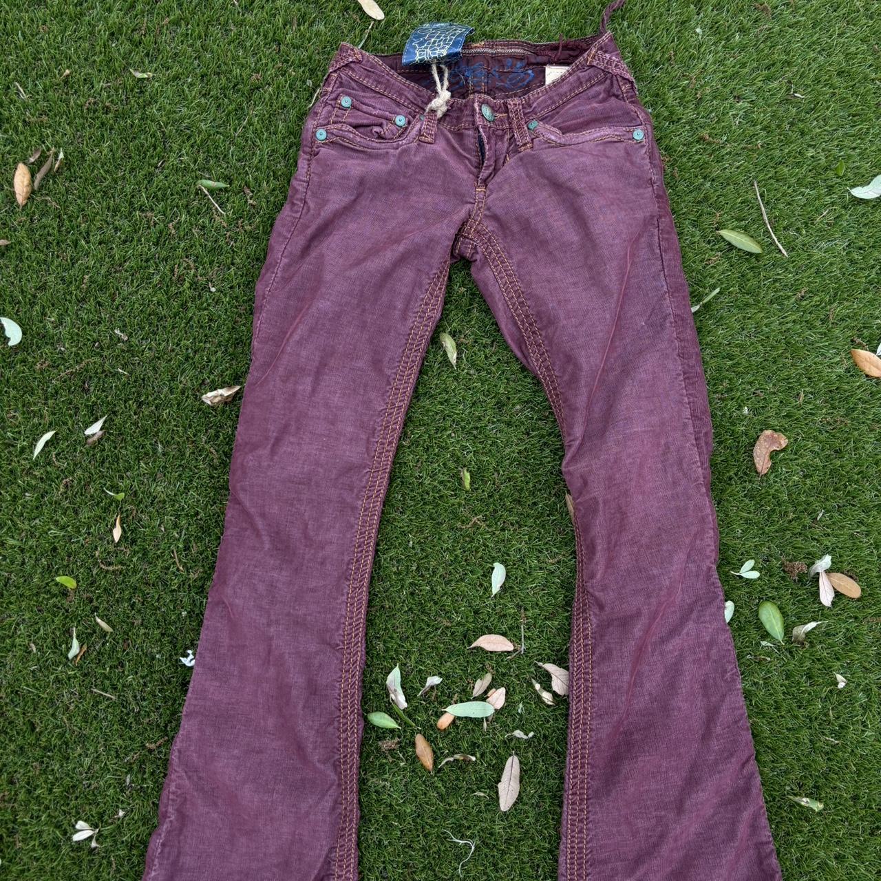Purple-Brand Co. Washed Denim, Slim Fit Size: 33-34 - Depop