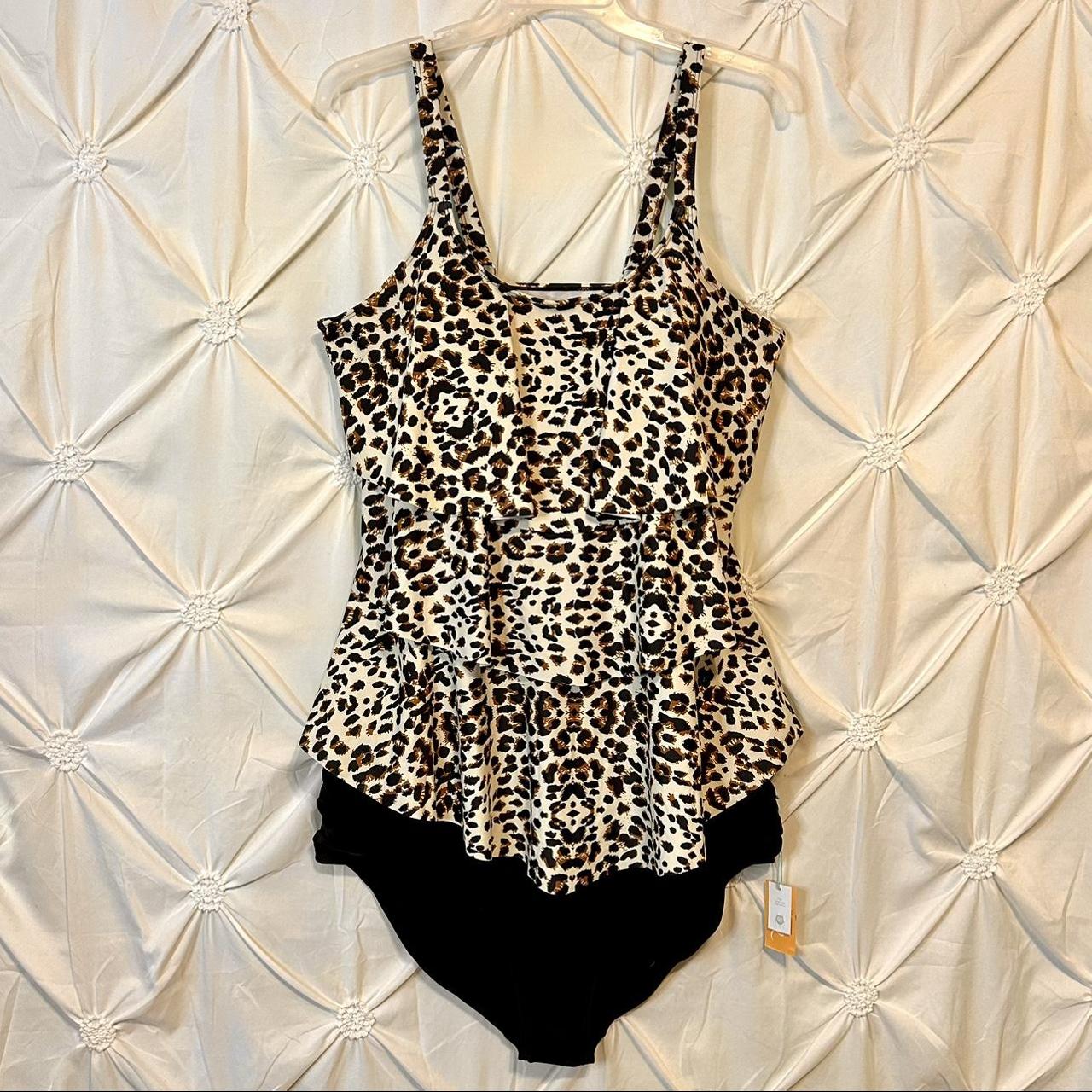 Kona Sol Women S Brown And Black Bikinis And Tankini Sets Depop