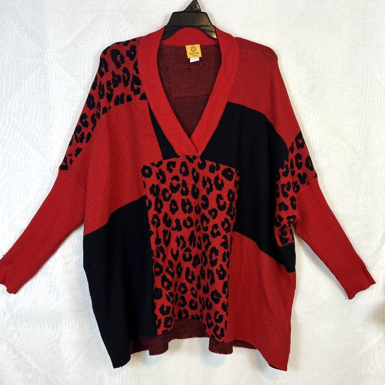Ruby Rd. Women's Sweater - Red/Black – Ruby Rd wo… - image 3