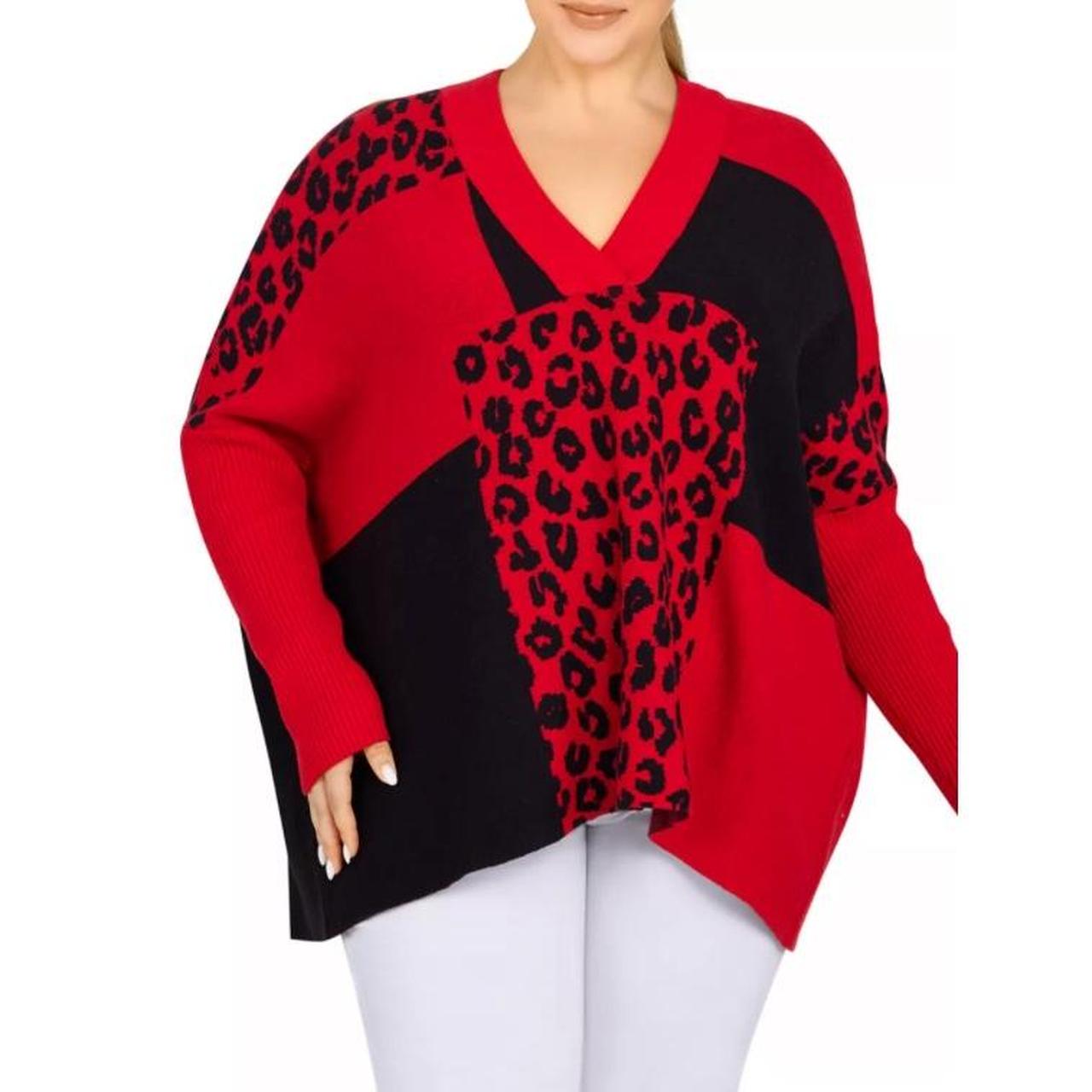 Ruby Rd. Women's Sweater - Red/Black – Ruby Rd wo… - image 1