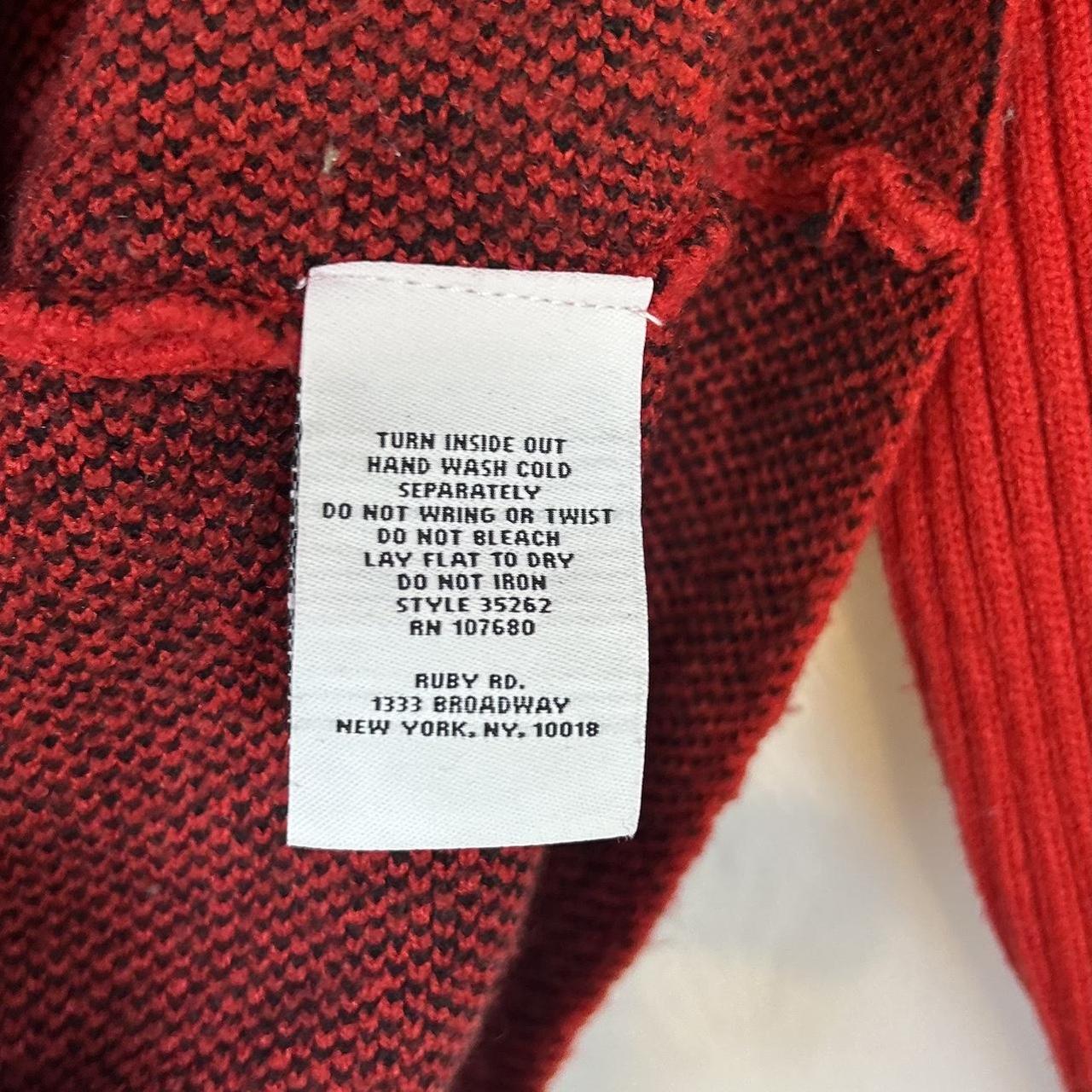 Ruby Rd. Women's Sweater - Red/Black – Ruby Rd wo… - image 7