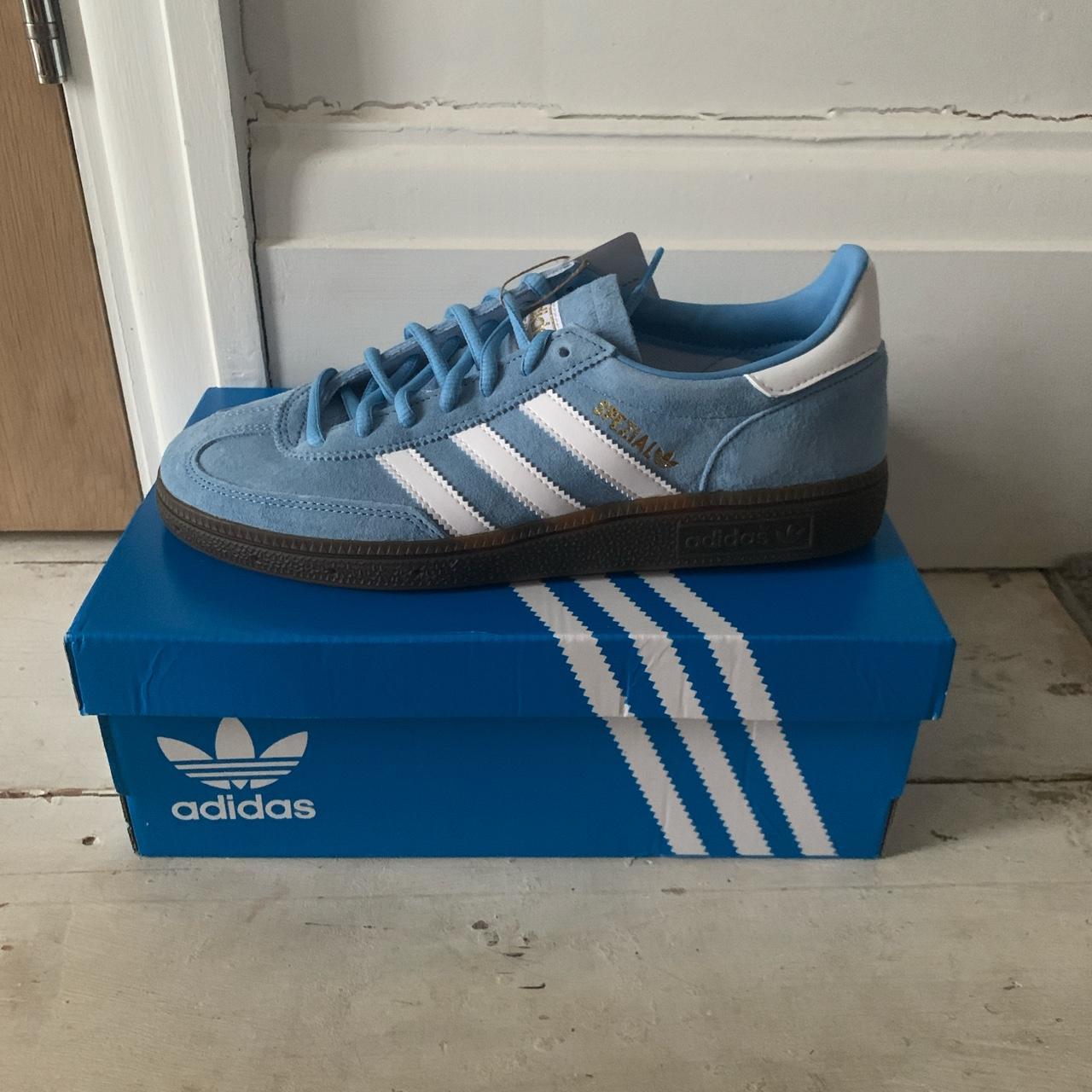 Adidas Handball Spezial Light Blue Gum UK6 Bought... - Depop