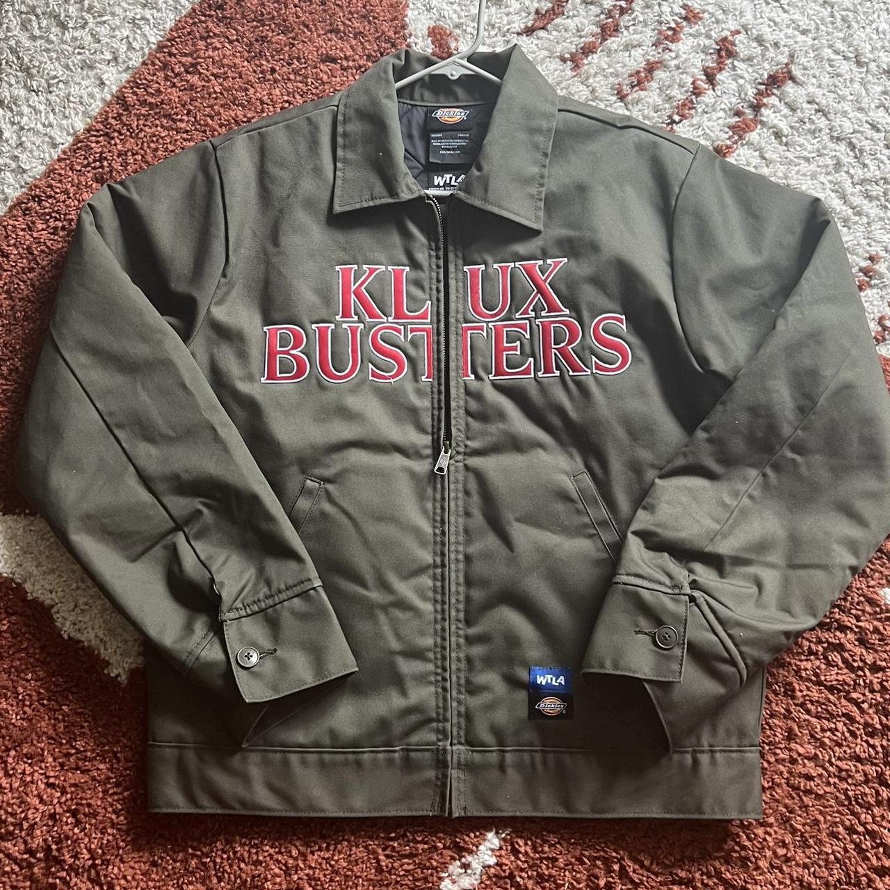 KLUXBUSTERS work jacket. Heavy quilted inside with... - Depop