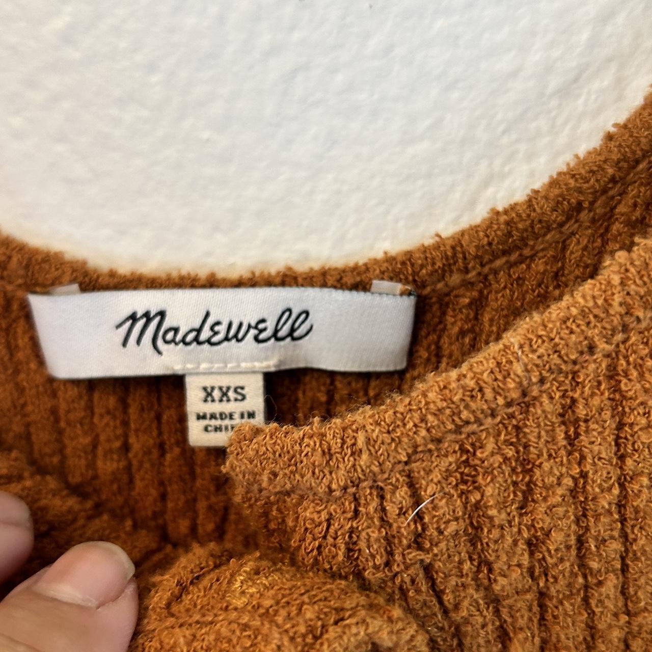 Madewell Kingston Button-Front Sweater Tank in... - Depop