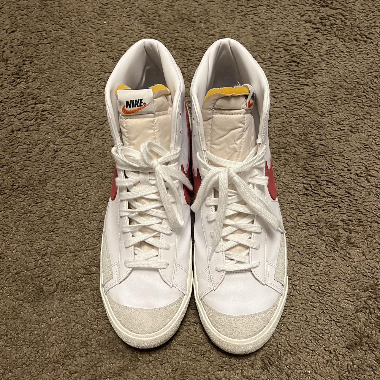 blazers with red swoosh