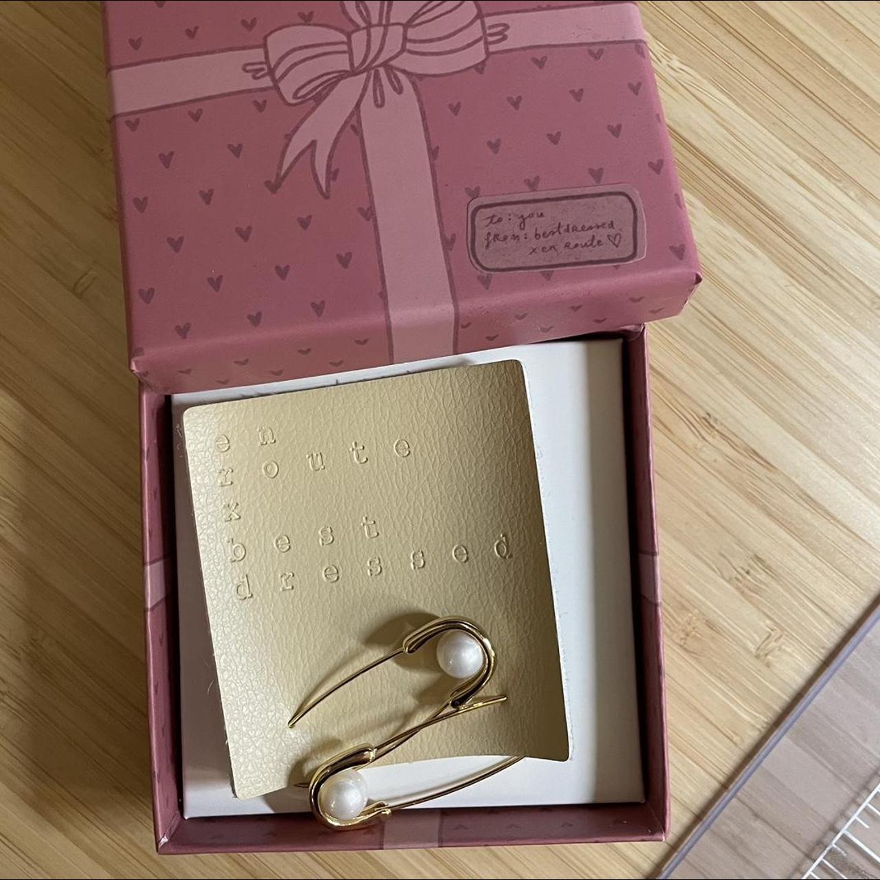 Bestdressed X enroute jewelry gold paper clip... Depop