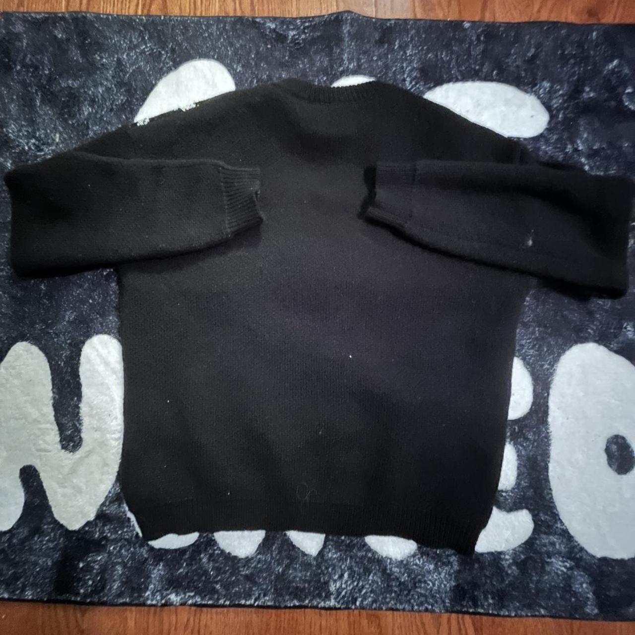 small y2k knitted sweater #y2k (fuzz on the back) Depop