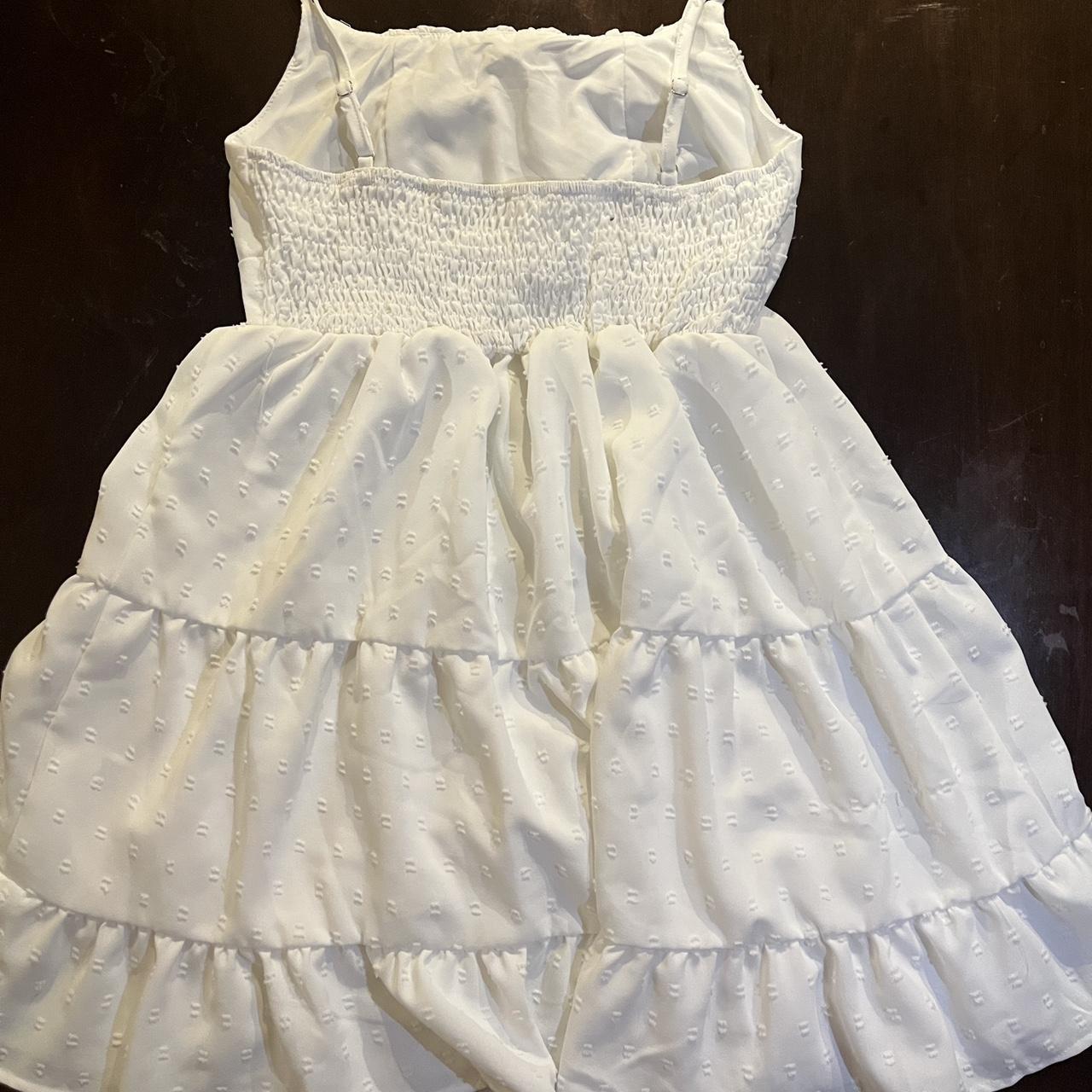 SHEIN Women's White Dress | Depop