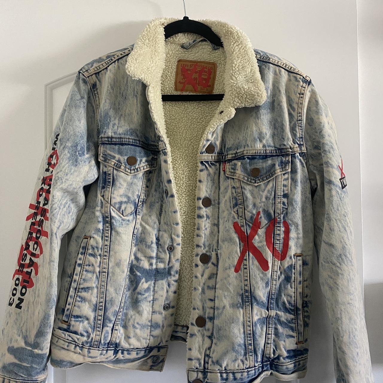 The Weeknd Denim Jacket  Blue Denim The Weeknd Jacket