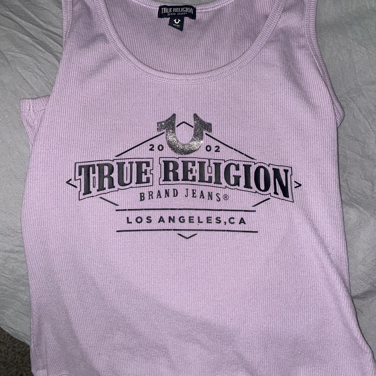 true religion tank top medium worn a few... Depop