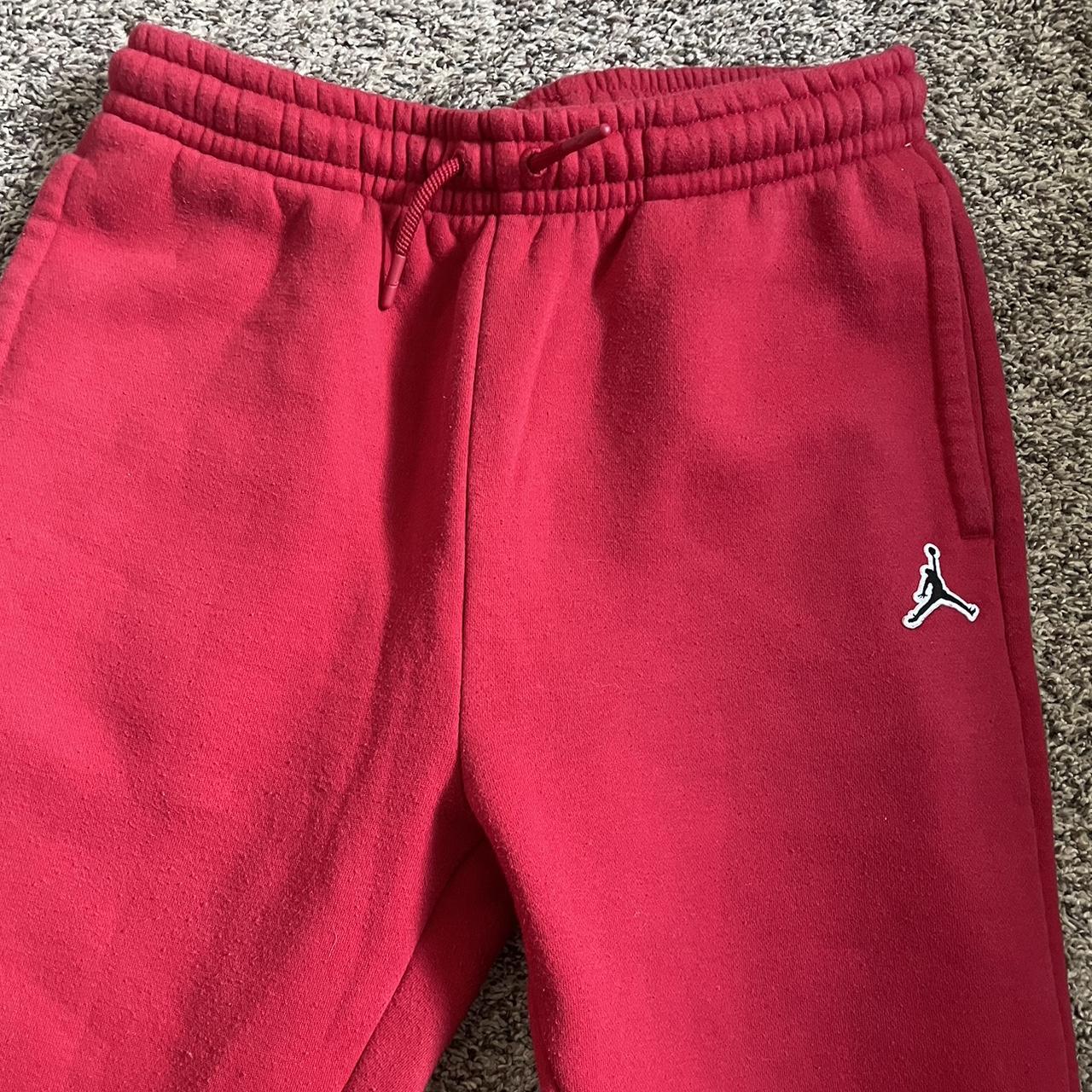 mens red jordan sweatpants