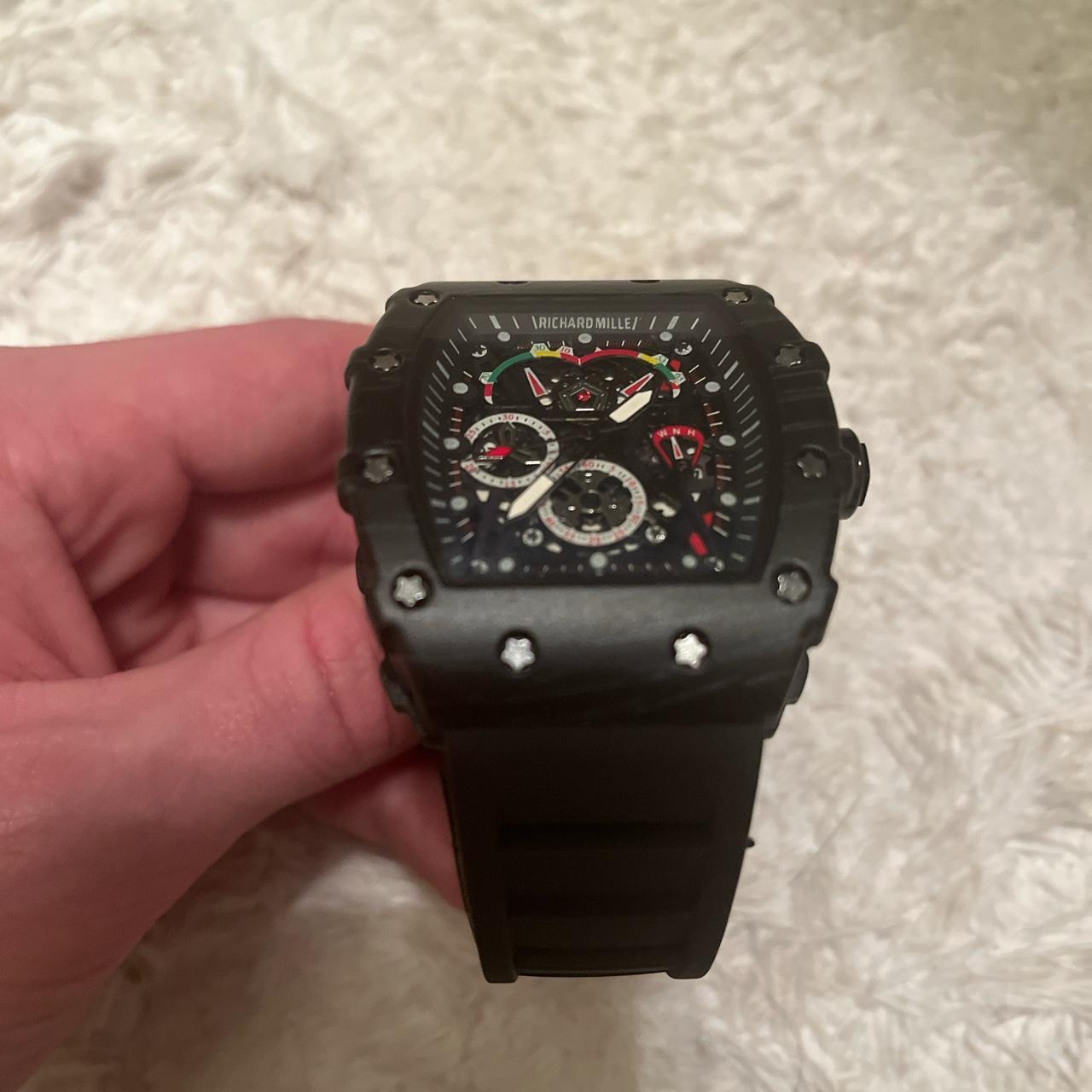 Richard Mille Watch. All black rep good design Depop