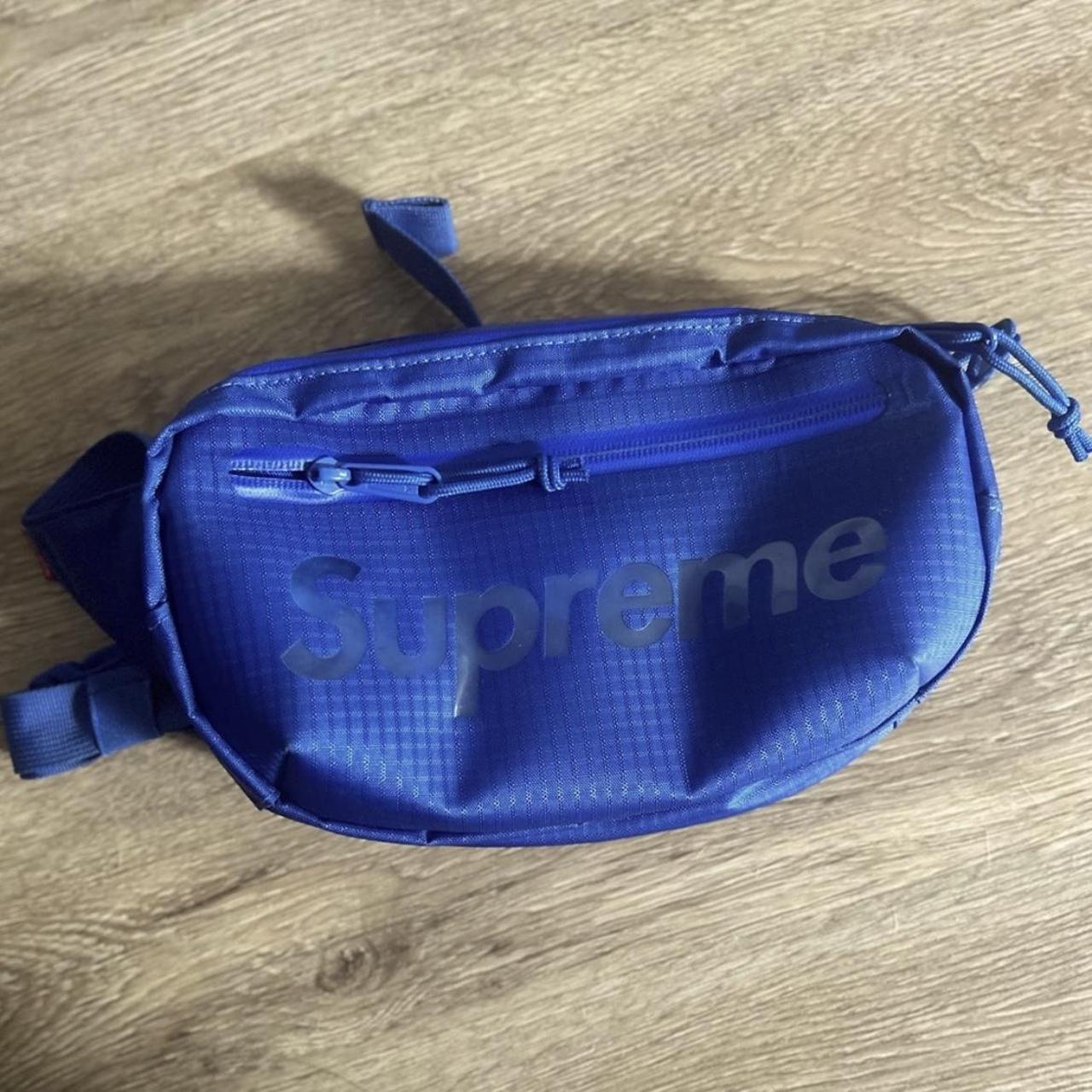 Supreme Men's Blue Bag Depop