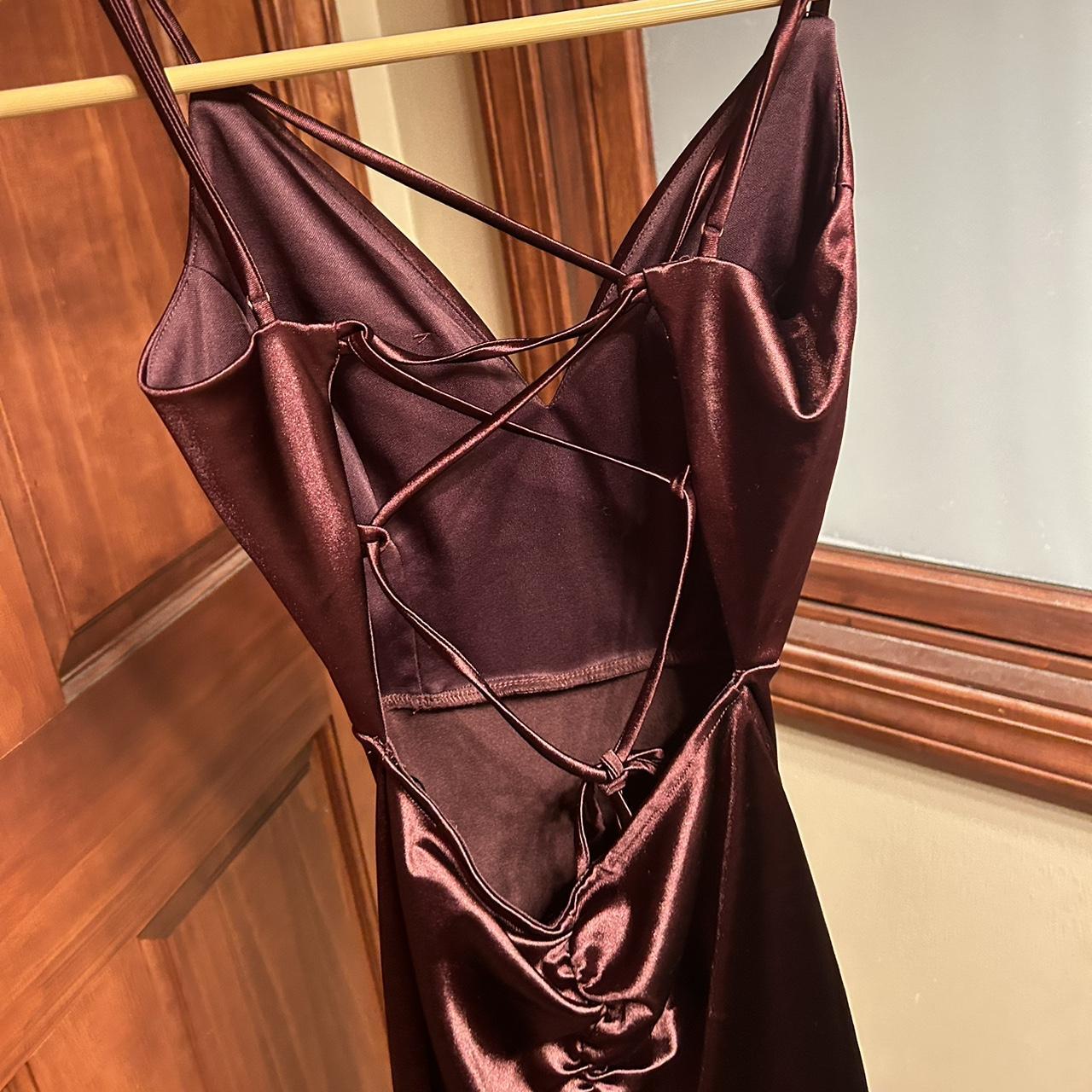 Burgundy Windsor Dress XS Depop