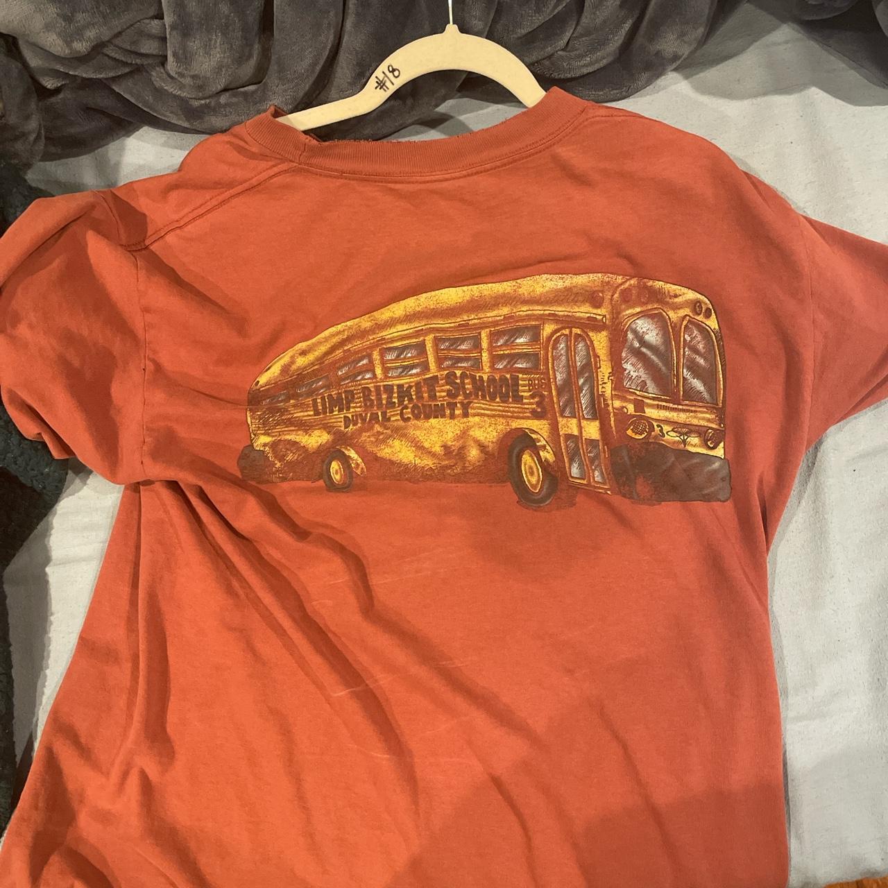 original 1998 limp bizkit school bus shirt a couple | Depop