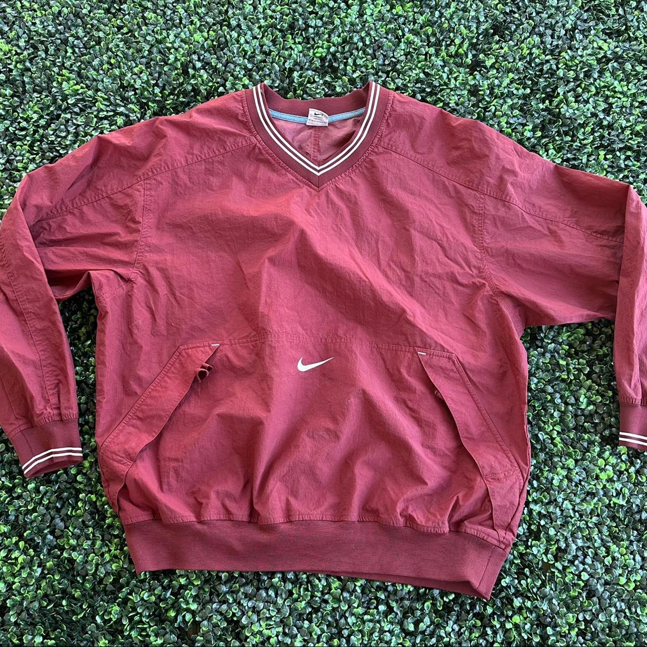 Vintage 90s Nike Batting Practice Pullover Jersey Jacket 