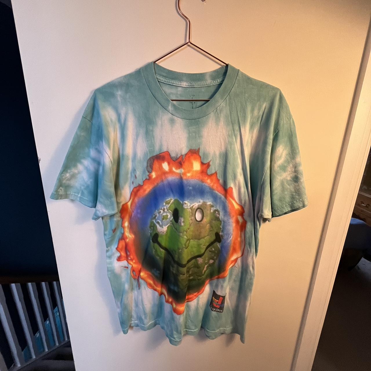 Travis Scott x Fortnite Thai dye T-shirt. Size... - Depop