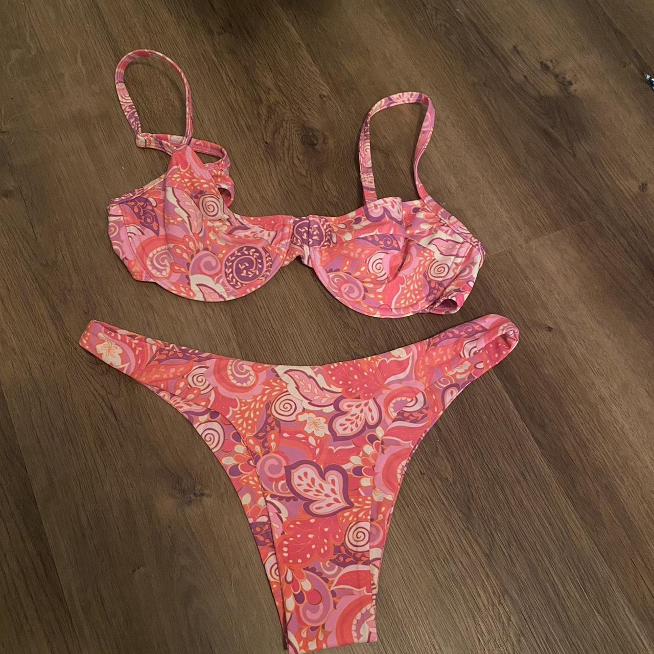 Kulani Kinis Womens Pink Bikinis And Tankini Sets Depop