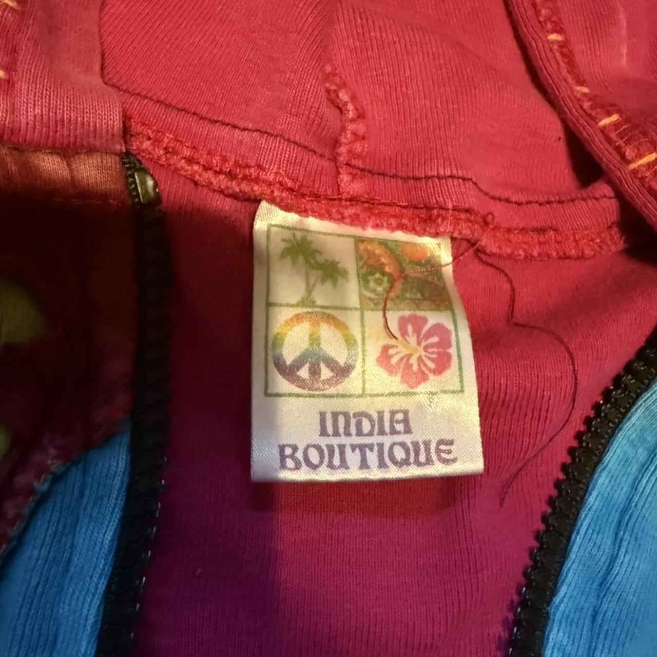 Women's Jacket - Multi - M – Boho patchwork patch… - image 4