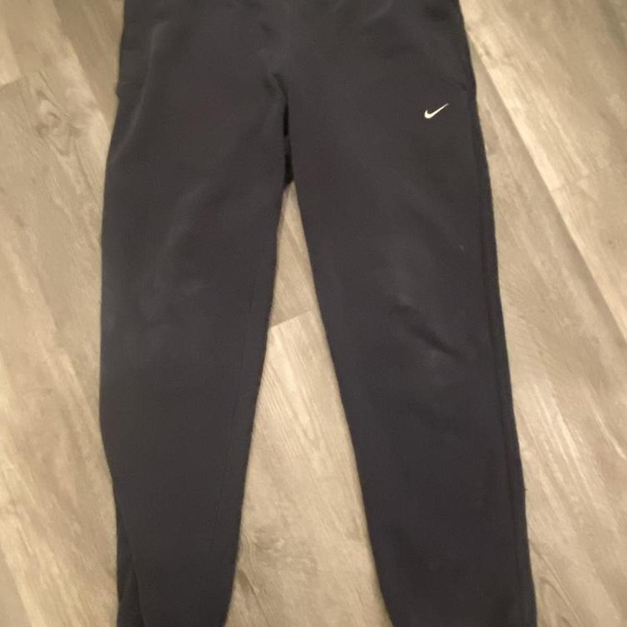 blue nike baggy sweatpants message to unboost #nike... - Depop