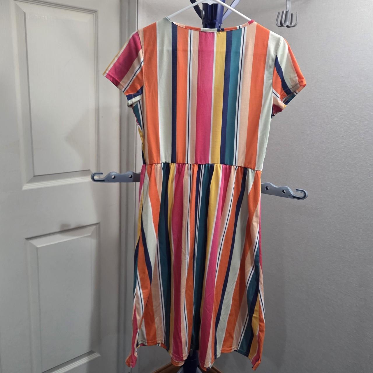 Women's Dress - Multi - L – Ouges multicoloured s… - image 2