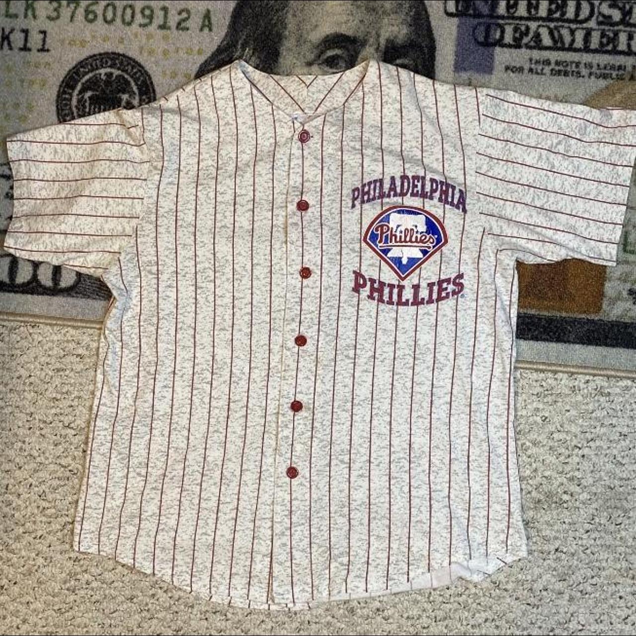 Vintage Old School Philly Baseball Pinstripe Tee, Philadelphia Baseball