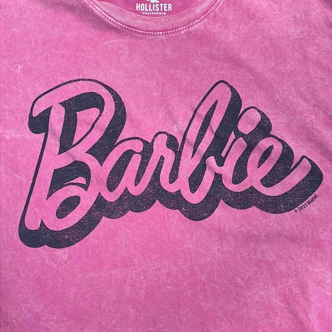 Women’s Oversized Barbie Graphic Tee, Size XS 