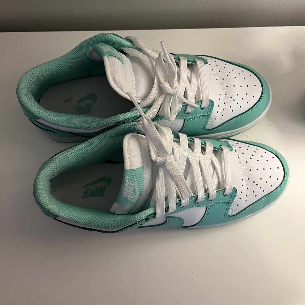 Nike Dunk Green Glow size women's Depop