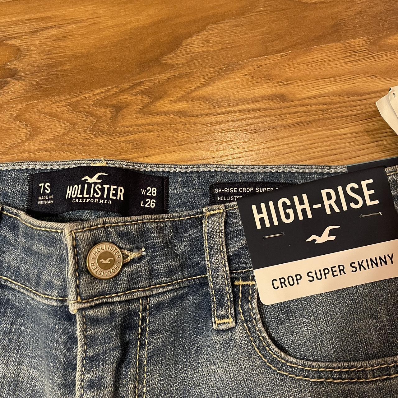 Hollister crop sale jeans