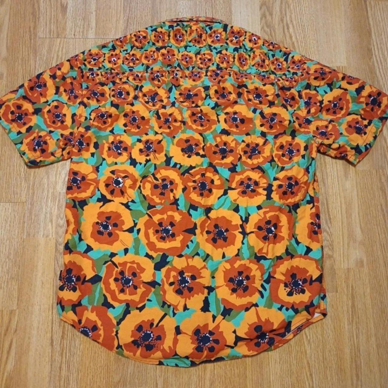 Stussy Poppy short sleeve button down shirt Depop