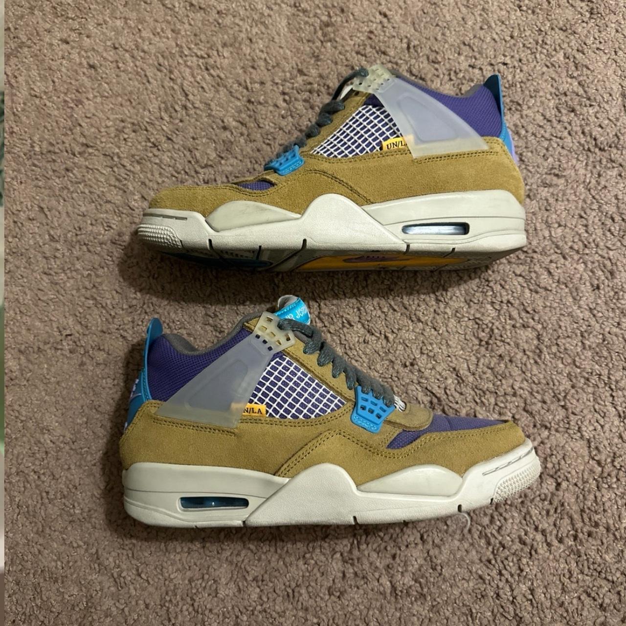 Nike Union Air Jordan 4 “Desert Moss” Size 6 men's,... - Depop