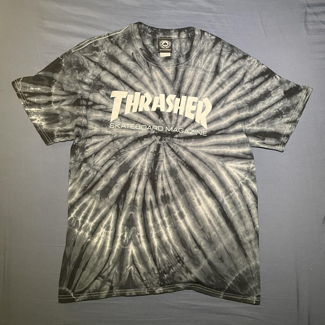 thrasher shirt tie dye
