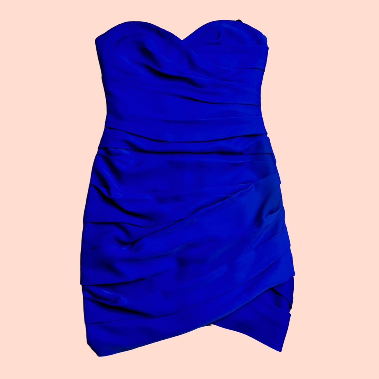 Bcbg blue dress best sale