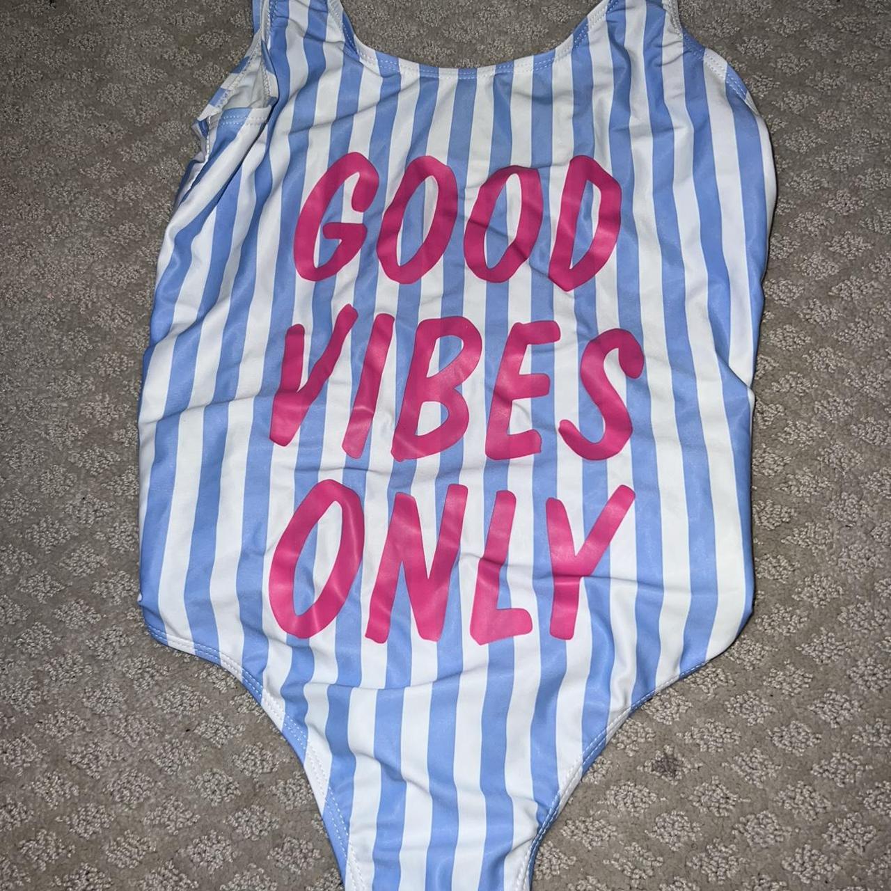 Used Primark OnePiece Bathing Suit Good vibes only 🫶🏼 Depop