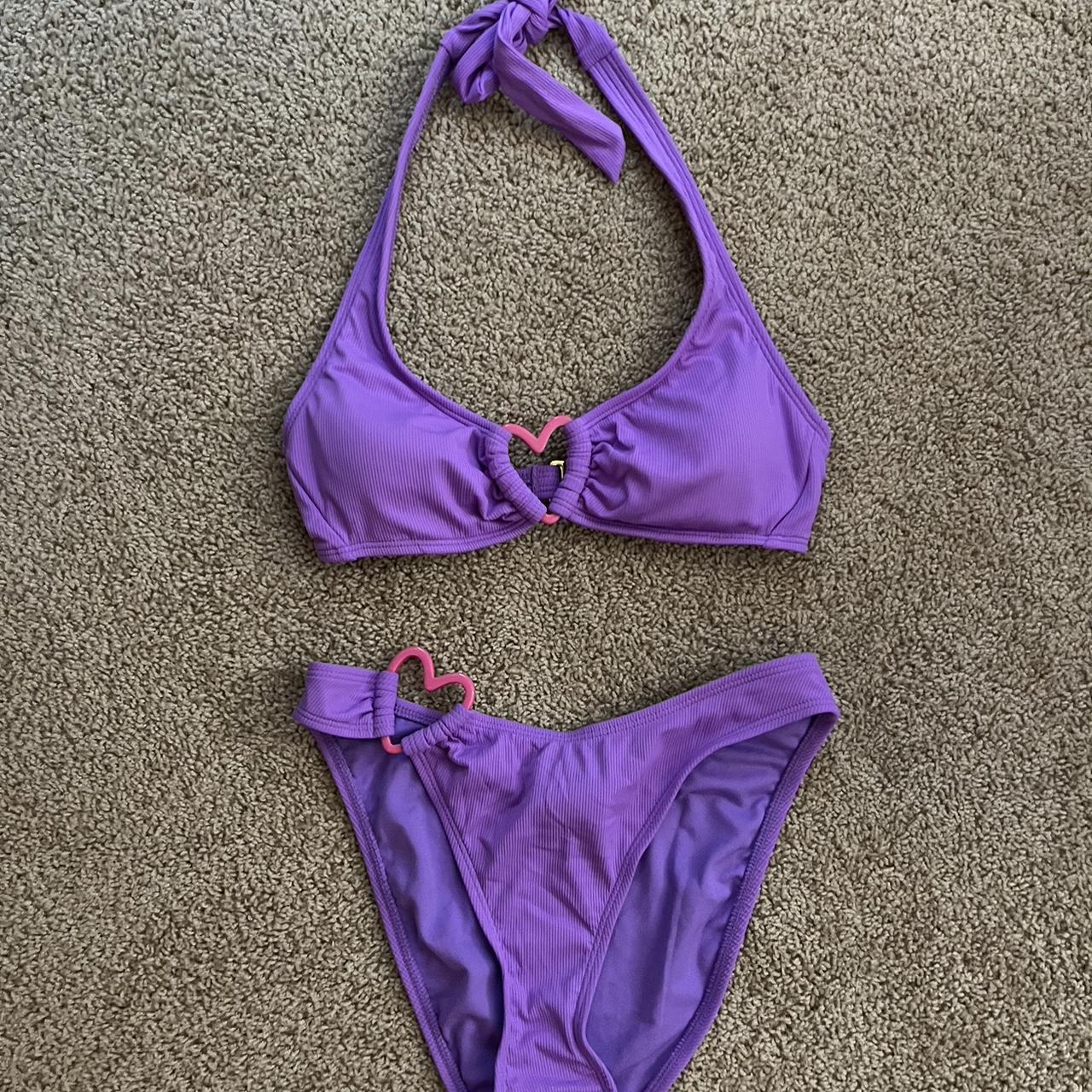 Wild Fable Women S Pink And Purple Bikinis And Tankini Sets Depop