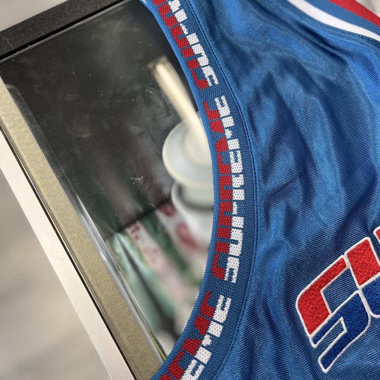 Supreme basketball jersey Brand new blue and red/ - Depop