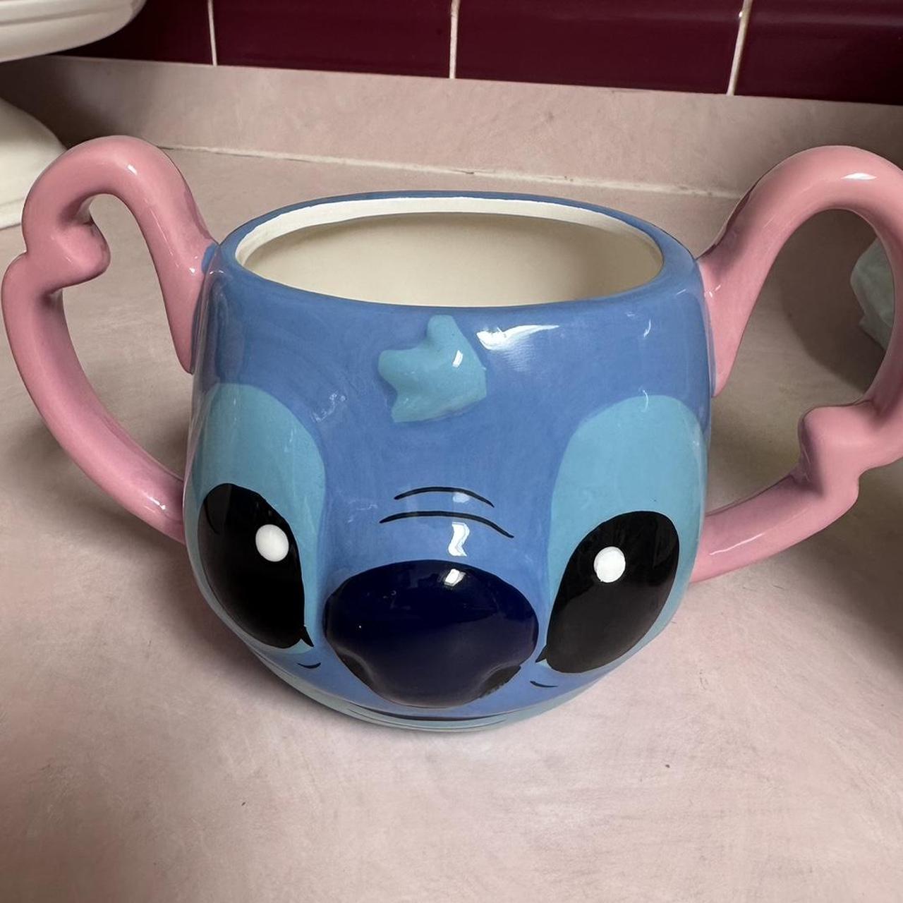 Disney Blue and Pink Dinnerware | Depop