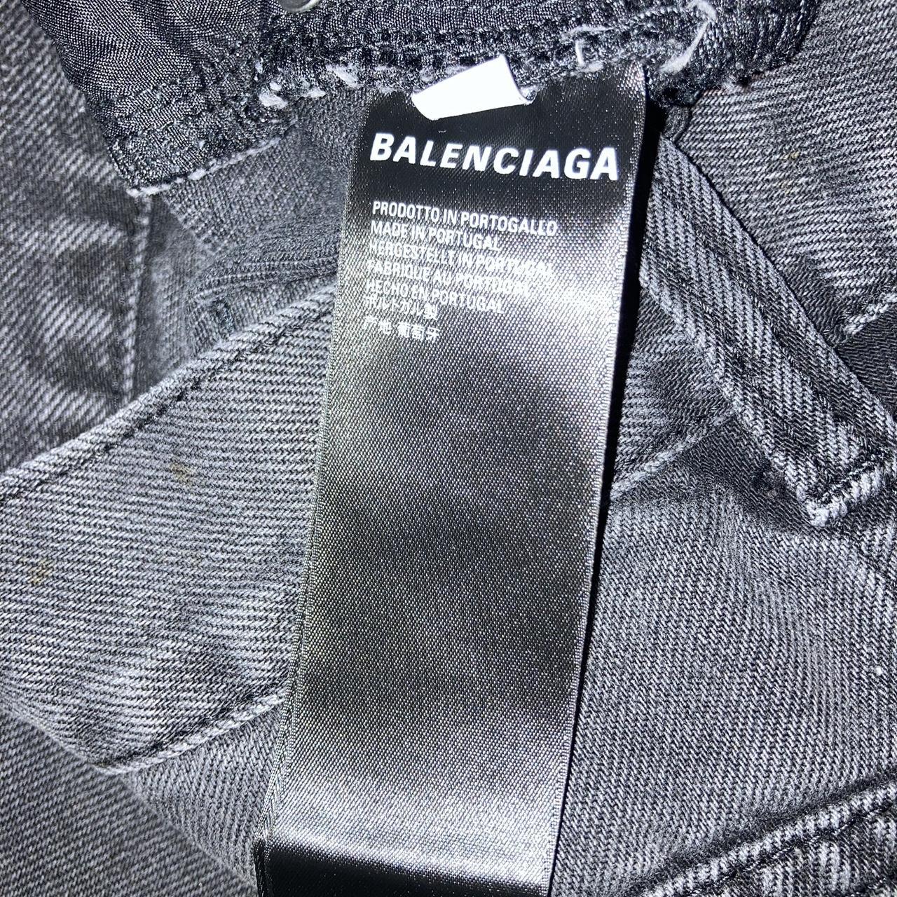 BALENCIAGA FLARED DENIM BLACK JEANS RARE WORN BY KEN... - Depop