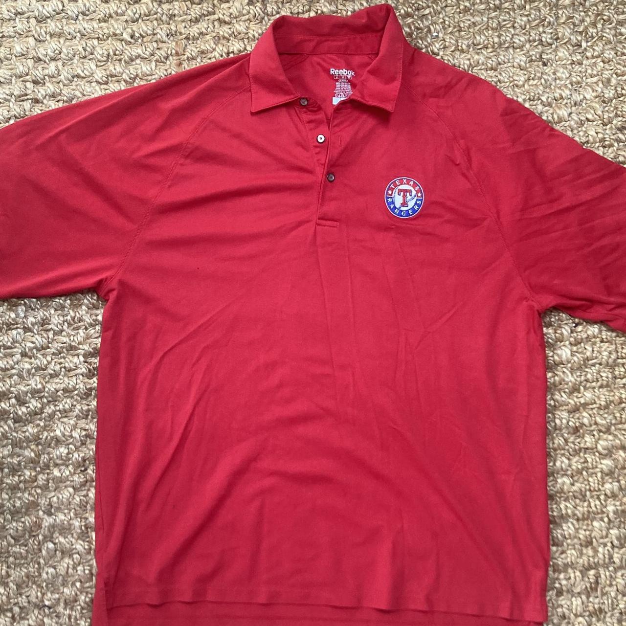 Reebok Men's Polo Shirt - Red - XXL